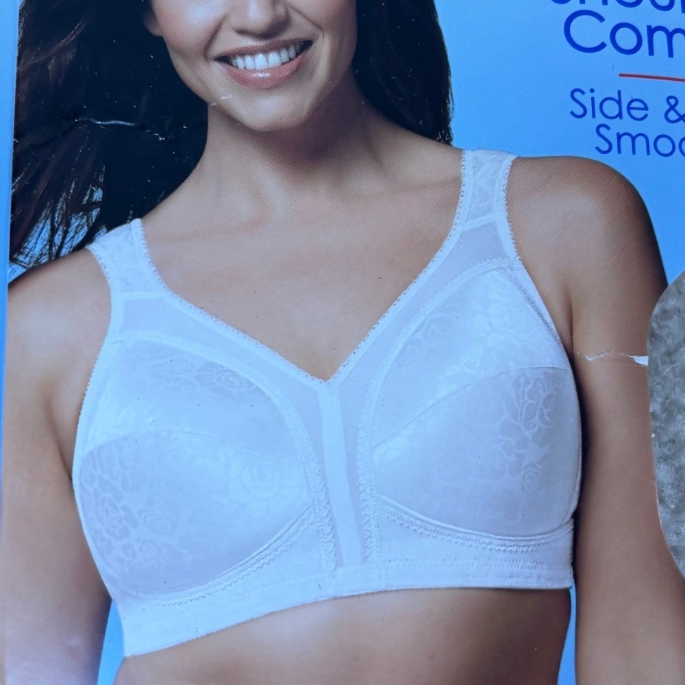 Playtex 18 Hour Ultimate Shoulder Comfort Wirefree Bra 4693 Natural Beige 44C